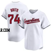 Juan Brito Youth Cleveland Guardians White Limited Home Jersey
