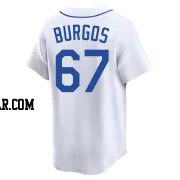 Juan Burgos Youth Seattle Mariners White Limited Throwback Cooperstown Collection Jersey