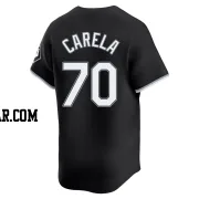 Juan Carela Men's Chicago White Sox Black Limited Alternate Jersey