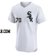 Juan Carela Men's Chicago White Sox White Elite Home Jersey