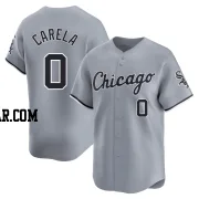 Juan Carela Youth Chicago White Sox Gray Limited Road Jersey