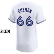 Juan Guzman Men's Toronto Blue Jays White Elite Home Jersey