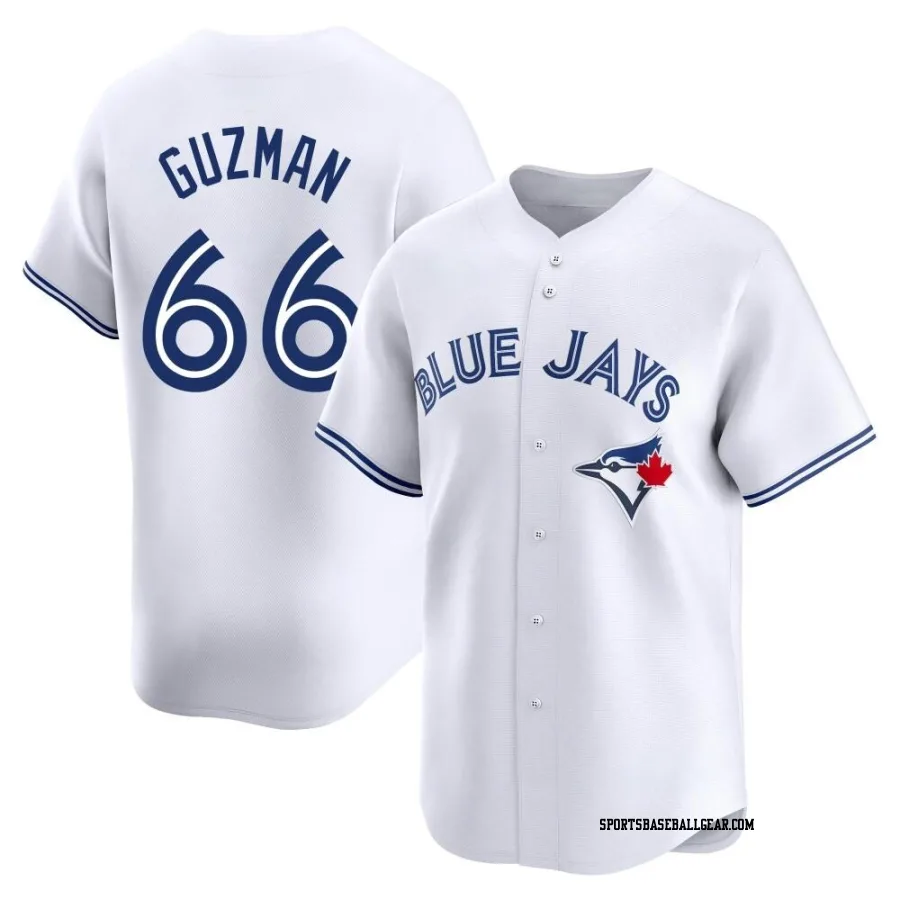 Juan Guzman Youth Toronto Blue Jays White Limited Home Jersey