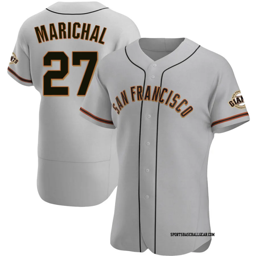 Juan Marichal Men's San Francisco Giants Gray Authentic Road Jersey