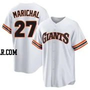 Juan Marichal Men's San Francisco Giants White Limited Throwback Cooperstown Collection Jersey