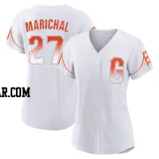 Juan Marichal Women's San Francisco Giants White Replica 2021 City Connect Jersey