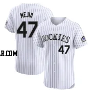 Juan Mejia Men's Colorado Rockies White Elite Home Jersey