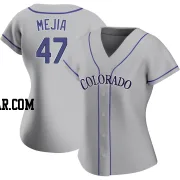 Juan Mejia Women's Colorado Rockies Gray Authentic Road Jersey