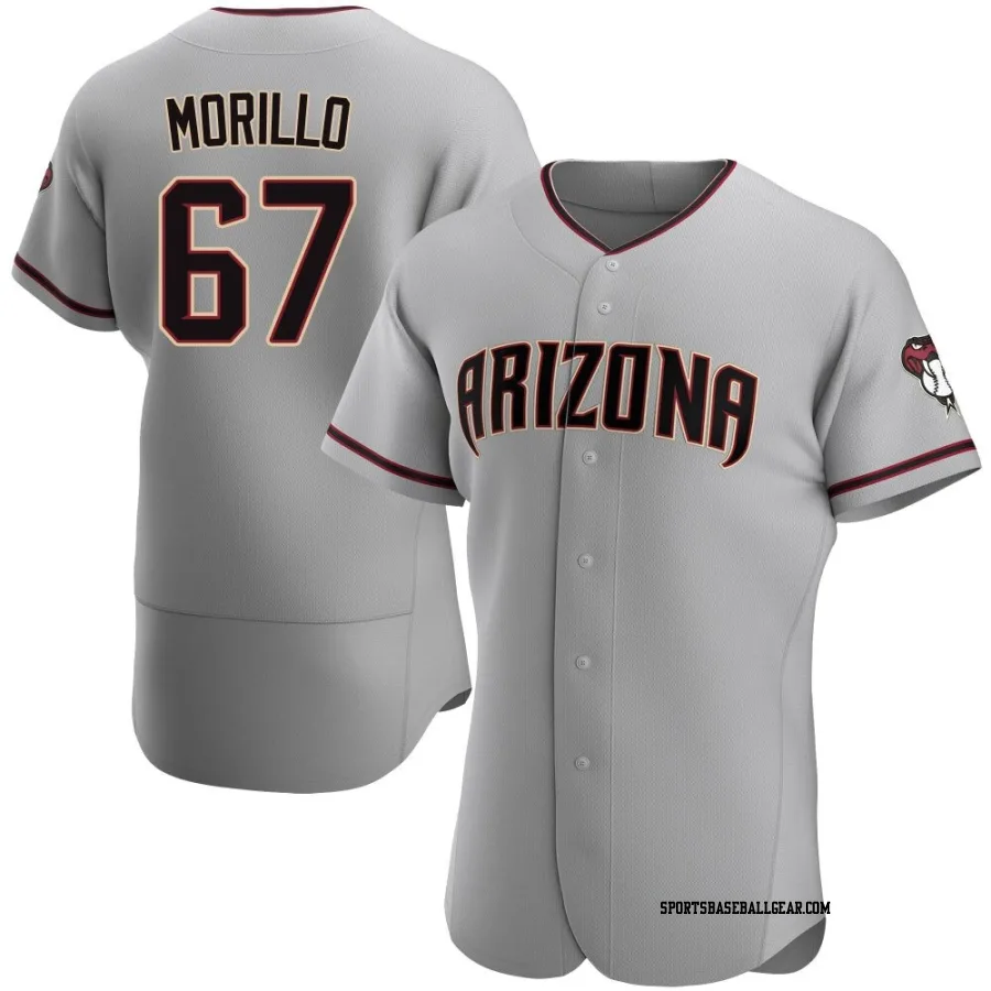 Juan Morillo Men's Arizona Diamondbacks Gray Authentic Road Jersey