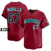 Juan Morillo Men's Arizona Diamondbacks Red Limited Alternate Jersey