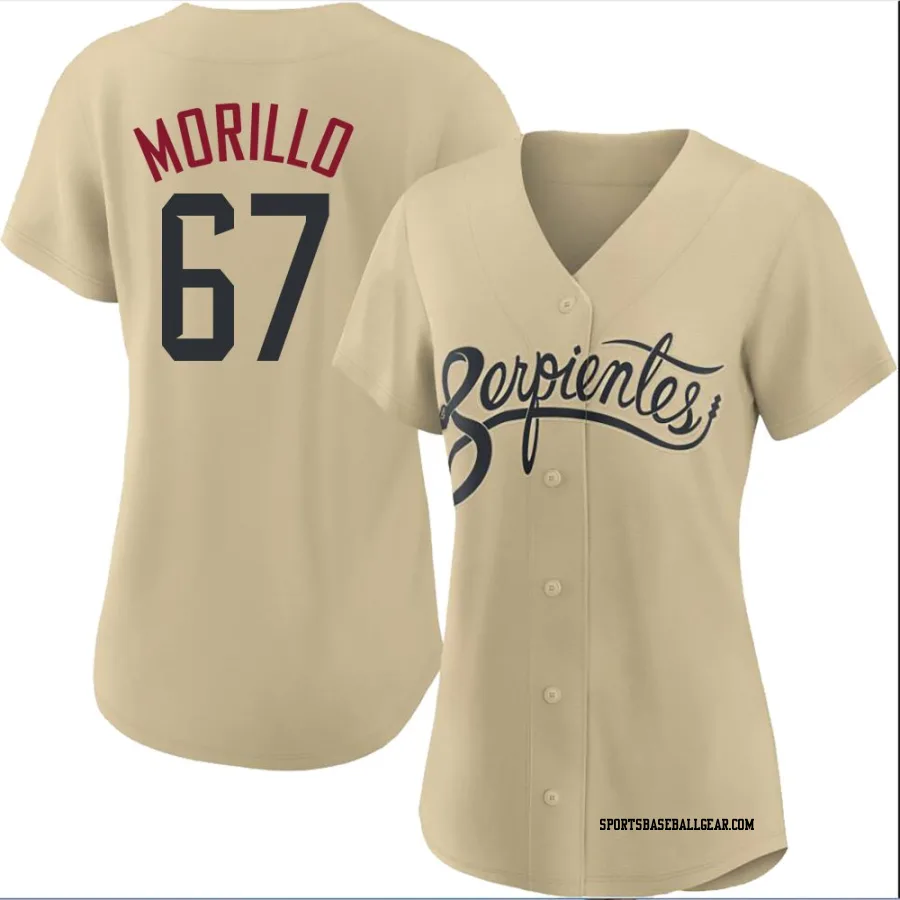 Juan Morillo Women's Arizona Diamondbacks Gold Replica 2021 City Connect Cool Base Jersey