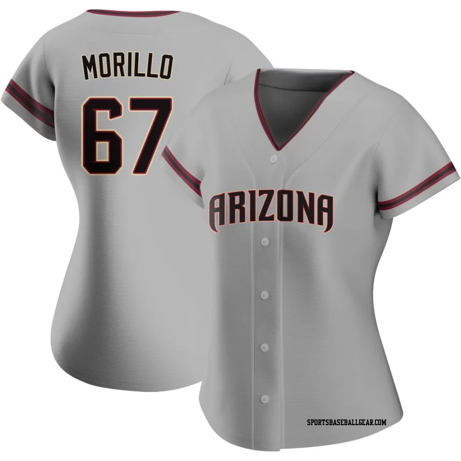 Juan Morillo Women's Arizona Diamondbacks Gray Replica Road Jersey