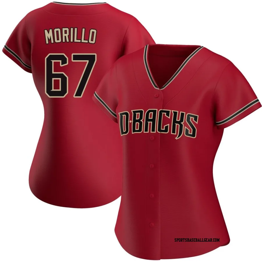 Juan Morillo Women's Arizona Diamondbacks Red Authentic Alternate Jersey