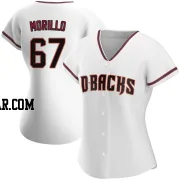 Juan Morillo Women's Arizona Diamondbacks White Authentic Home Jersey