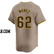 Juan Nunez Men's San Diego Padres Limited Tan Alternate Jersey