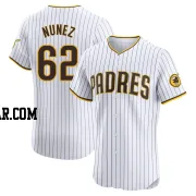 Juan Nunez Men's San Diego Padres White Elite Home Jersey