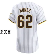 Juan Nunez Men's San Diego Padres White Elite Home Jersey