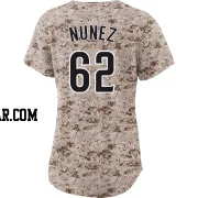 Juan Nunez Women's San Diego Padres Camo Limited 2nd Alternate Jersey