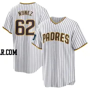 Juan Nunez Youth San Diego Padres White Replica 2024 World Tour Seoul Series Home Jersey