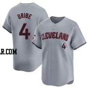Juan Uribe Men's Cleveland Guardians Gray Limited Road Jersey