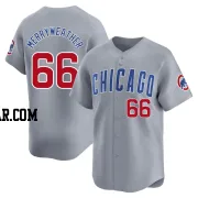 Julian Merryweather Men's Chicago Cubs Gray Limited Road Jersey