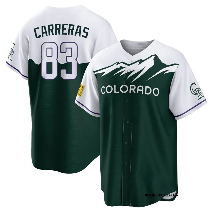 Julio Carreras Men's Colorado Rockies Green Replica 2022 City Connect Jersey