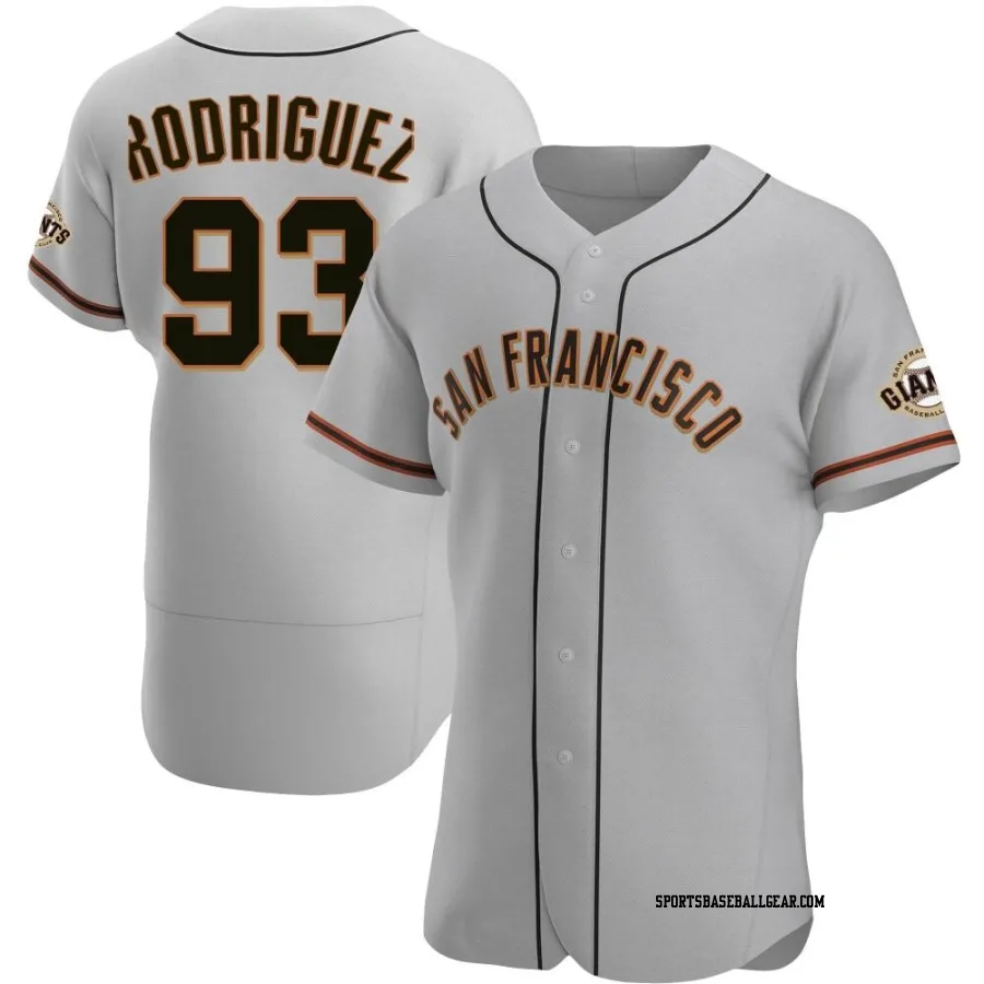 Julio Rodriguez Men's San Francisco Giants Gray Authentic Road Jersey