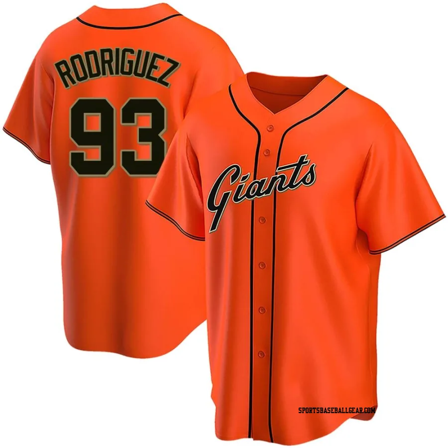 Julio Rodriguez Men's San Francisco Giants Orange Replica Alternate Jersey