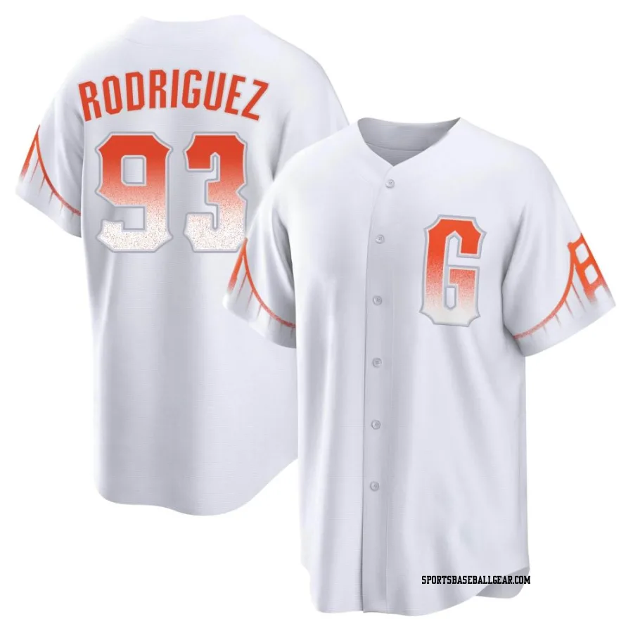 Julio Rodriguez Men's San Francisco Giants White Replica 2021 City Connect Jersey