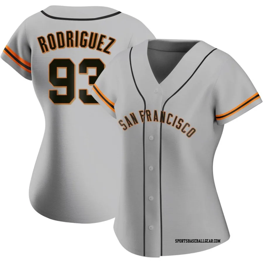 Julio Rodriguez Women's San Francisco Giants Gray Authentic Road Jersey
