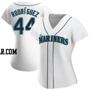Julio Rodriguez Women's Seattle Mariners White Replica Home Jersey