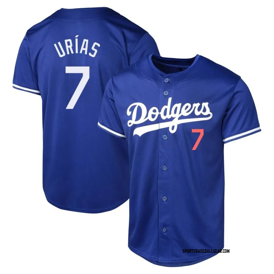 Julio Urias Men's Los Angeles Dodgers Royal Limited Alternate Jersey
