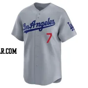Julio Urias Youth Los Angeles Dodgers Gray Limited Away Jersey