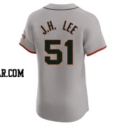 Jung Hoo Lee Men's San Francisco Giants Gray Elite Road Jersey