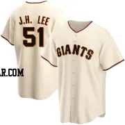 Jung Hoo Lee Youth San Francisco Giants Cream Replica Home Jersey