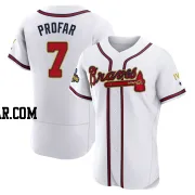 Jurickson Profar Men's Atlanta Braves Gold Authentic White 2022 Program Jersey