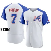 Jurickson Profar Men's Atlanta Braves White Authentic 2023 City Connect Jersey