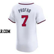 Jurickson Profar Men's Atlanta Braves White Elite Home Jersey