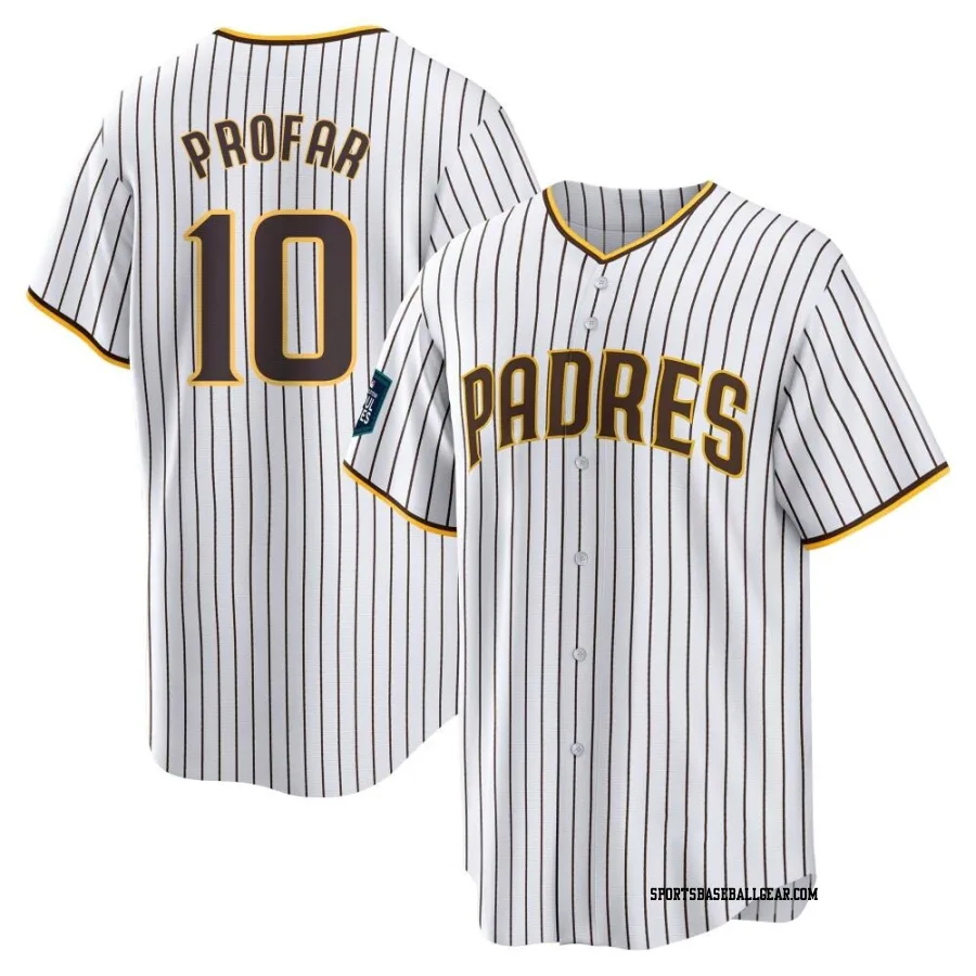 Jurickson Profar Men's San Diego Padres White Replica 2024 World Tour Seoul Series Home Jersey