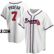 Jurickson Profar Youth Atlanta Braves White Replica Home Jersey