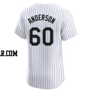 Justin Anderson Men's Chicago White Sox White Elite Home Jersey