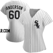 Justin Anderson Women's Chicago White Sox White Authentic Home Jersey