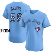 Justin Bruihl Men's Toronto Blue Jays Blue Elite Powder Alternate Jersey