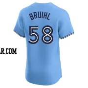 Justin Bruihl Men's Toronto Blue Jays Blue Elite Powder Alternate Jersey