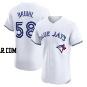 Justin Bruihl Men's Toronto Blue Jays White Elite Home Jersey