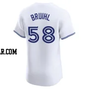 Justin Bruihl Men's Toronto Blue Jays White Elite Home Jersey