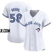 Justin Bruihl Women's Toronto Blue Jays White Limited Home Jersey