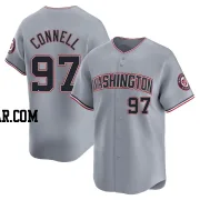 Justin Connell Men's Washington Nationals Gray Limited Road Jersey