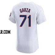 Justin Garza Men's New York Mets White Elite Home Jersey