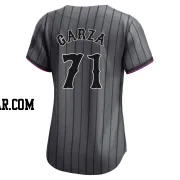 Justin Garza Women's New York Mets Limited Graphite 2024 City Connect Jersey